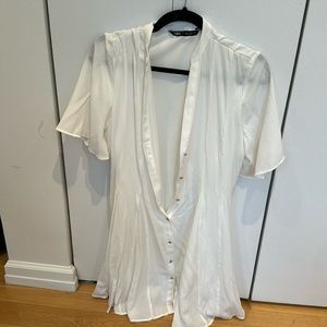 Hire button down dress zara small